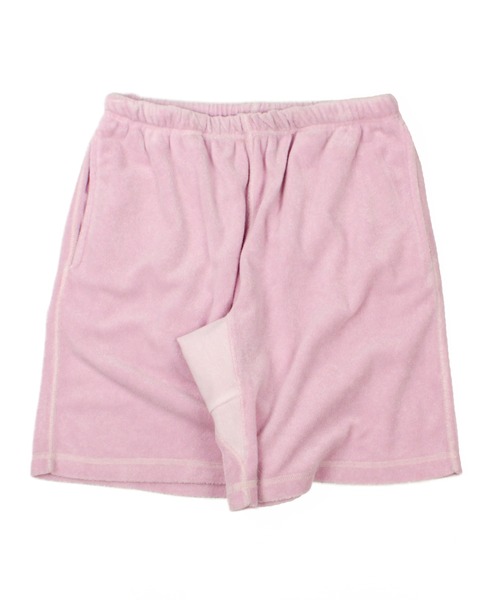 Universal Style Wear（ユニバーサルスタイルウェア）の「Universal Style Wear ピグメント パイル ショーツ（その他パンツ・メンズ・スミクロ/ダークネイビー/ピンク/グレイッシュベージュ・MEDIUM/LARGE/X-LARGE）」の9枚目の写真