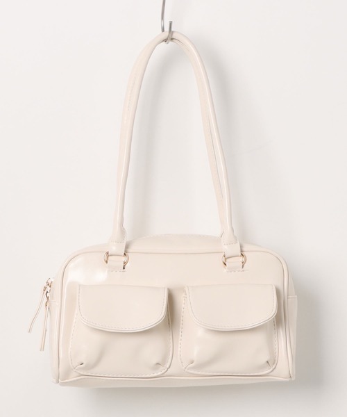 HALEY PESCA（ヘーリーペスカ）の「HALEY PESCA/【軽量】2ポケットハンドバッグ（ハンドバッグ・レディース・ブラウン/ホワイト/ブラック/レッド・FREE）」の9枚目の写真