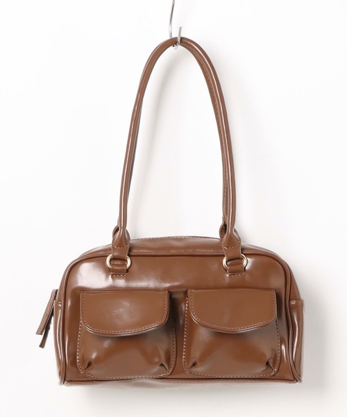 HALEY PESCA（ヘーリーペスカ）の「HALEY PESCA/【軽量】2ポケットハンドバッグ（ハンドバッグ・レディース・ブラウン/ホワイト/ブラック/レッド・FREE）」の20枚目の写真