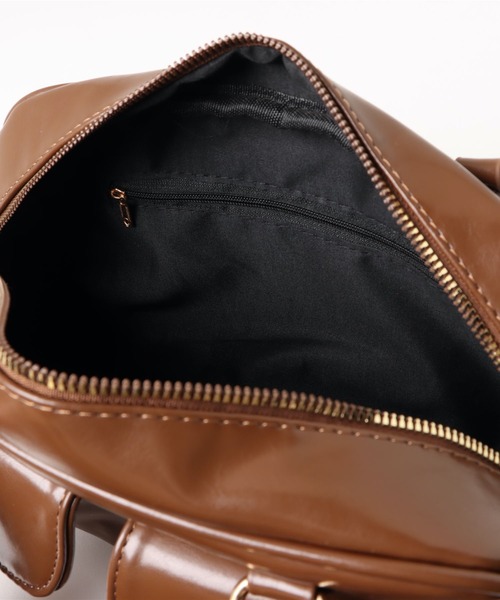 HALEY PESCA（ヘーリーペスカ）の「HALEY PESCA/【軽量】2ポケットハンドバッグ（ハンドバッグ・レディース・ブラウン/ホワイト/ブラック/レッド・FREE）」の21枚目の写真
