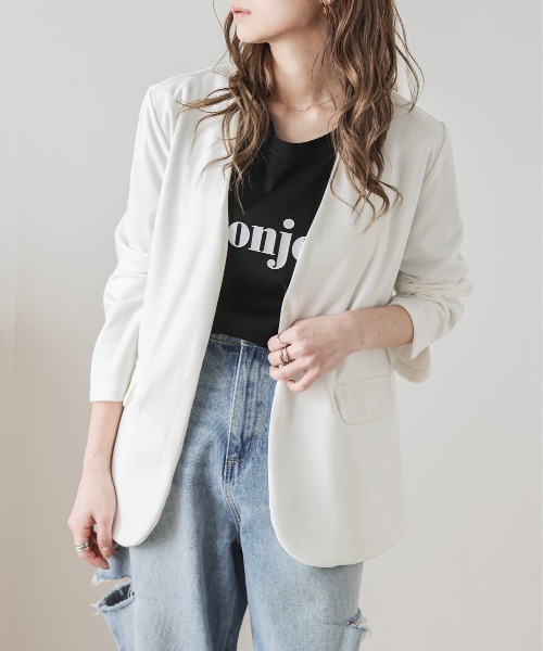 La-gemme（ラジェム）｜レディースのノーカラージャケット一覧 - WEAR