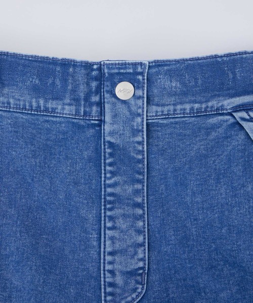 【Water proof Denim】フレアカーゴデニムパンツ ナージー NERGY（ナージー）の「【Water proof Denim】フレアカーゴデニム