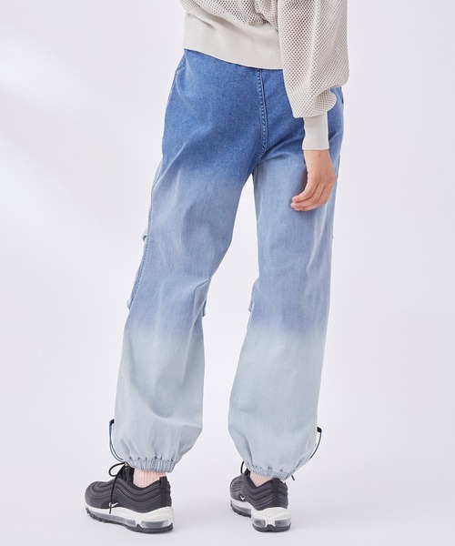 NERGY(ナージー)の「【Water proof Denim】フレアカーゴデニムパンツ(その他パンツ・レディース・ホワイト/ブルー/ブルー系その他4・M/S)」の16枚目の写真