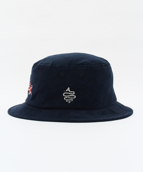 ALDIES（アールディーズ）の「Classic Hat ロゴ刺繍入りバケットハット（ハット・メンズ・ネイビー/ホワイト/ブラウン/グリーン・FREE）」の12枚目の写真