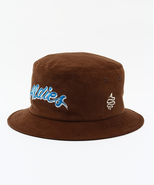 ALDIES（アールディーズ）の「Classic Hat ロゴ刺繍入りバケットハット（ハット・メンズ・ネイビー/ホワイト/ブラウン/グリーン・FREE）」の11枚目の写真