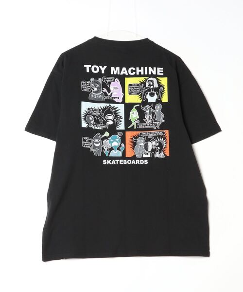 TOY MACHINE(トイ マシーン)の「【ムラサキスポーツ限定】TOY MACHINE/トイマシーン 半袖Tシャツ バックプリント MTMSEST4(Tシャツ/カットソー・メンズ・イエロー/ホワイト/ブラック・L/M/XL)」の4枚目の写真