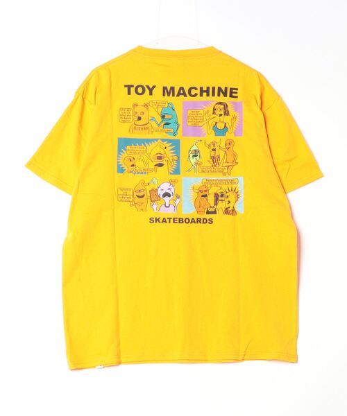 TOY MACHINE(トイ マシーン)の「【ムラサキスポーツ限定】TOY MACHINE/トイマシーン 半袖Tシャツ バックプリント MTMSEST4(Tシャツ/カットソー・メンズ・イエロー/ホワイト/ブラック・L/M/XL)」の5枚目の写真