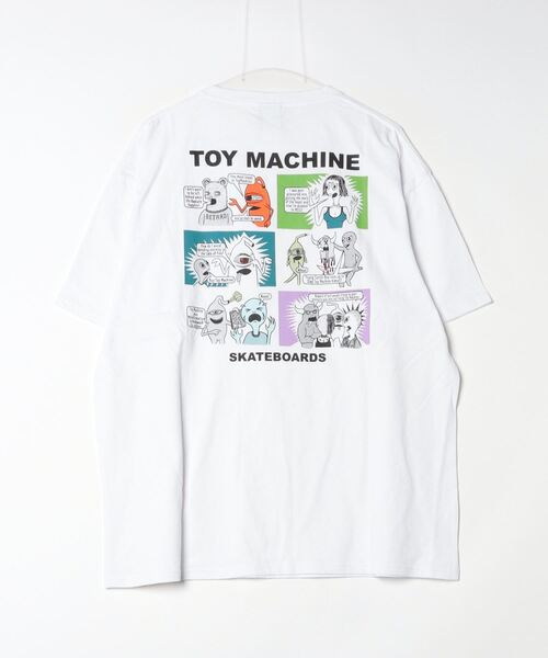 TOY MACHINE(トイ マシーン)の「【ムラサキスポーツ限定】TOY MACHINE/トイマシーン 半袖Tシャツ バックプリント MTMSEST4(Tシャツ/カットソー・メンズ・イエロー/ホワイト/ブラック・L/M/XL)」の6枚目の写真