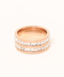 ANARKH（アナンケ）の「★ANARKH★　ステンレス　ジルコニア2連デザインリング（リング）」