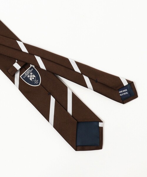 JOHN COMFORT（ジョンコンフォート）の「JOHN COMFORT / シルク ストライプ ネクタイ（ネクタイ・メンズ・ブラウン/パープル/ネイビー/ゴールド・ONE SIZE）」の5枚目の写真