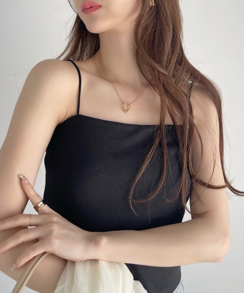 セール】カップ付き バックオープン キャミソール（キャミソール