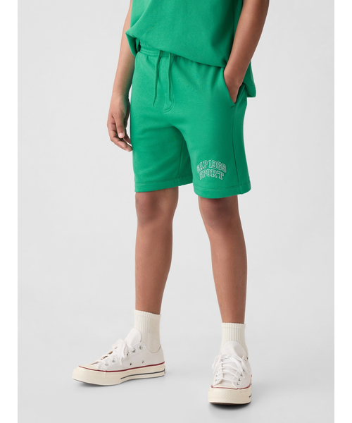 GAP(ギャップ)の「GAP1969ロゴ スウェットショートパンツ (キッズ)(スウェットパンツ・キッズ・グリーン/ホワイト系その他/グレー/ネイビー・120cm/130cm/140cm/150cm/160cm)」の3枚目の写真