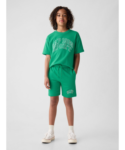 GAP(ギャップ)の「GAP1969ロゴ スウェットショートパンツ (キッズ)(スウェットパンツ・キッズ・グリーン/ホワイト系その他/グレー/ネイビー・120cm/130cm/140cm/150cm/160cm)」の17枚目の写真