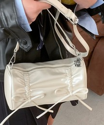 ダブルリボンシャーリングショルダーバッグ