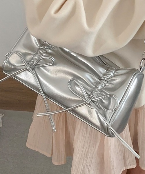 【ALDO】綺羅やか・リボン ・スリングバック☆Addie レディース KSENIASCHNAIDER ボーリングバッグ ミディアムブルー