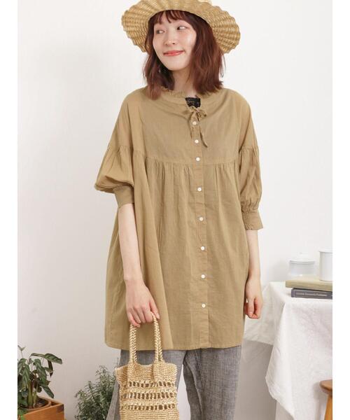 Samansa Mos2（サマンサ モスモス）の「パーツレース前後2WAYノースリーブ（Tシャツ/カットソー・レディース・ブラック/キナリ/オフホワイト・F）」の9枚目の写真