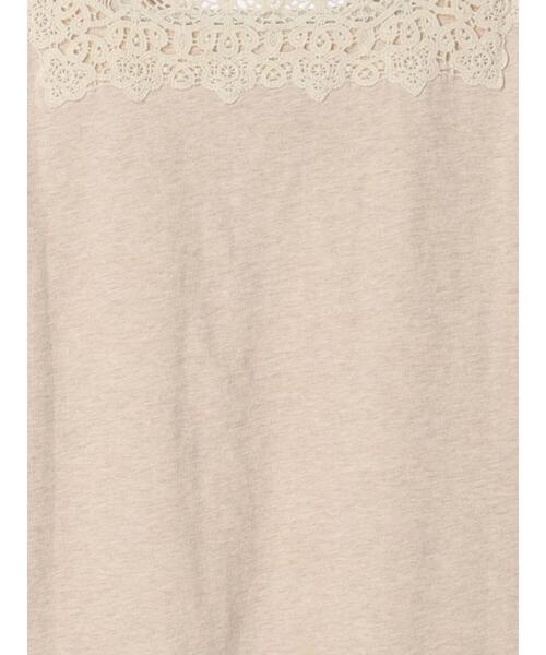 Samansa Mos2（サマンサ モスモス）の「パーツレース前後2WAYノースリーブ（Tシャツ/カットソー・レディース・ブラック/キナリ/オフホワイト・F）」の17枚目の写真