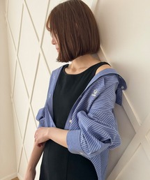 DEICY | ストライプショートシャツ(シャツ/ブラウス)