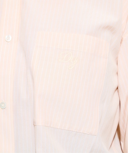 DEICY（デイシー）の「ストライプショートシャツ（シャツ/ブラウス・レディース・ライトベージュ/ブルー/ピンク・FREE）」の21枚目の写真