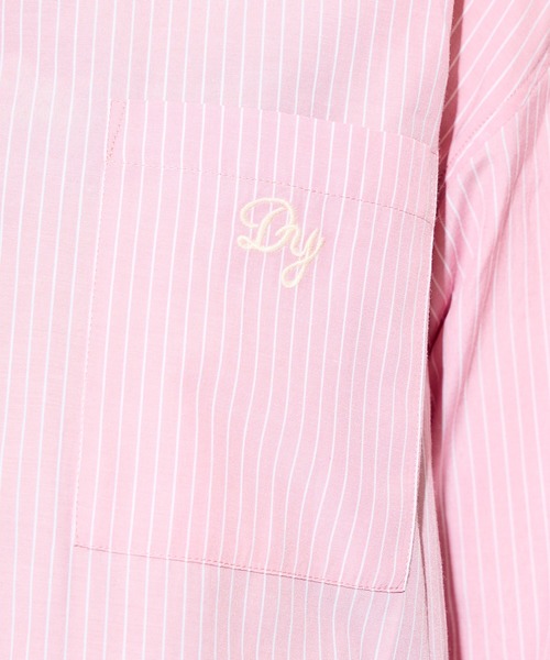DEICY（デイシー）の「ストライプショートシャツ（シャツ/ブラウス・レディース・ライトベージュ/ブルー/ピンク・FREE）」の22枚目の写真