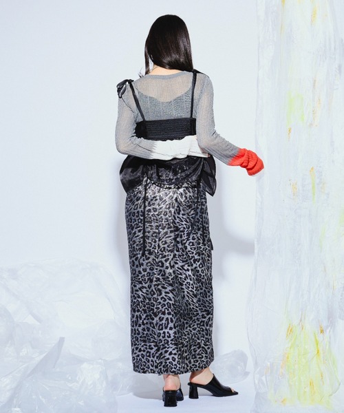 Ezick ANNONIM（エジックアノニム）の「Double ring シアービスチェ（キャミソール・レディース・ブラック/イエロー/パープル・FREE）」の15枚目の写真