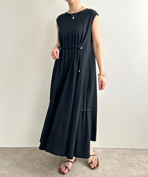 LHELBIE（レルビエ）の「ドロストカットワンピース（ワンピース・レディース・ブラック/ピンク/イエロー系その他・M）」の22枚目の写真