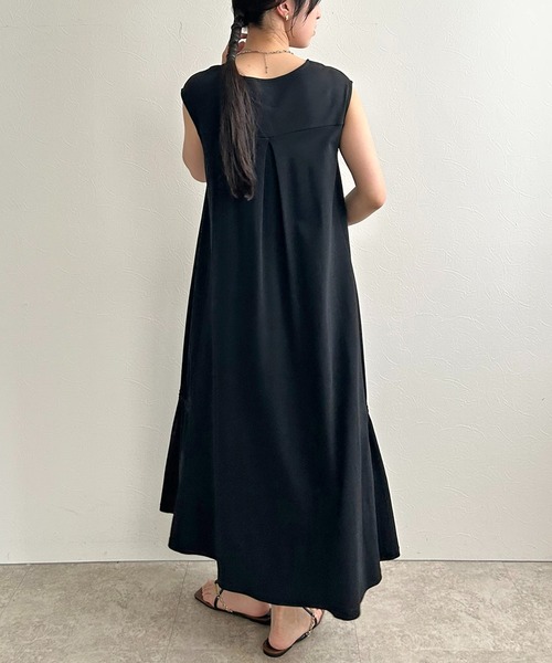 LHELBIE（レルビエ）の「ドロストカットワンピース（ワンピース・レディース・ブラック/ピンク/イエロー系その他・M）」の12枚目の写真