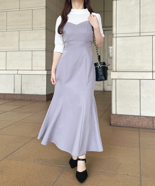 更にお値下げ　ワンピース 147_ichi_yon_nana】レース取り外しワンピース｜小柄女性向け
