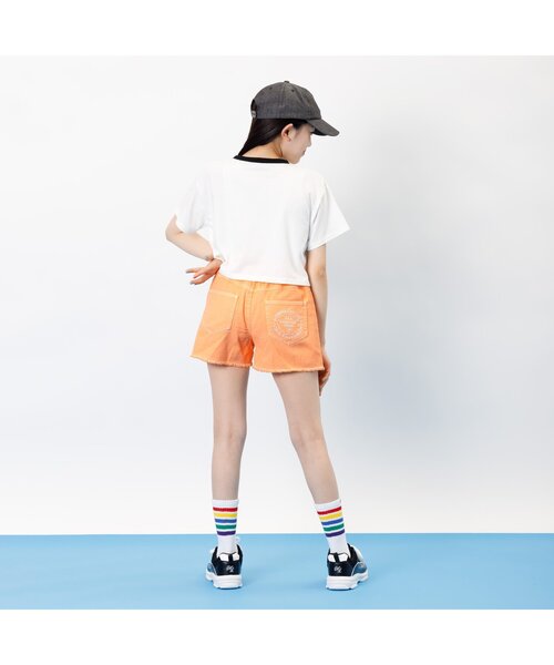 algy（アルジー）の「カラーステッチショーパン（その他パンツ・キッズ・オレンジ/インディゴブルー/イエロー/オフホワイト・MEDIUM/X-SMALL/SMALL/XX-SMALL/XXX-SMALL）」の8枚目の写真