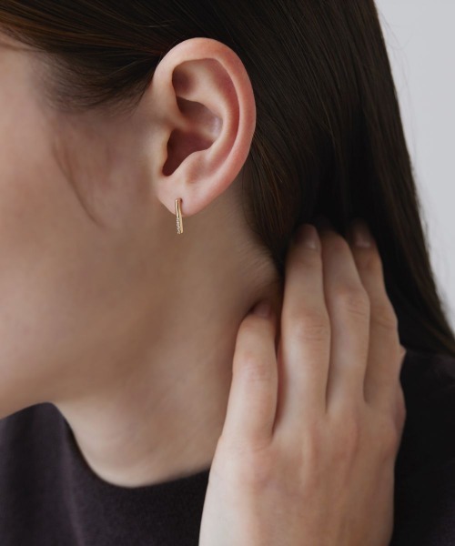 K18 4℃アクアゴールド ピアス　片耳のみ 楽天市場】K18 4°Cアクアゴールド ピアス 4℃ ヨンドシー