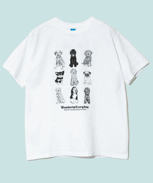 Good On（グッドオン）の「Good On/グッドオン　WONDERFUL EVERY DAY S/S TEE（Tシャツ/カットソー・メンズ・ホワイト/コーラルピンク・LARGE/X-LARGE/MEDIUM）」の2枚目の写真