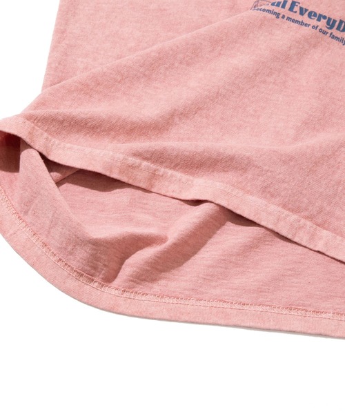 Good On（グッドオン）の「Good On/グッドオン　WONDERFUL EVERY DAY S/S TEE（Tシャツ/カットソー・メンズ・ホワイト/コーラルピンク・LARGE/X-LARGE/MEDIUM）」の8枚目の写真