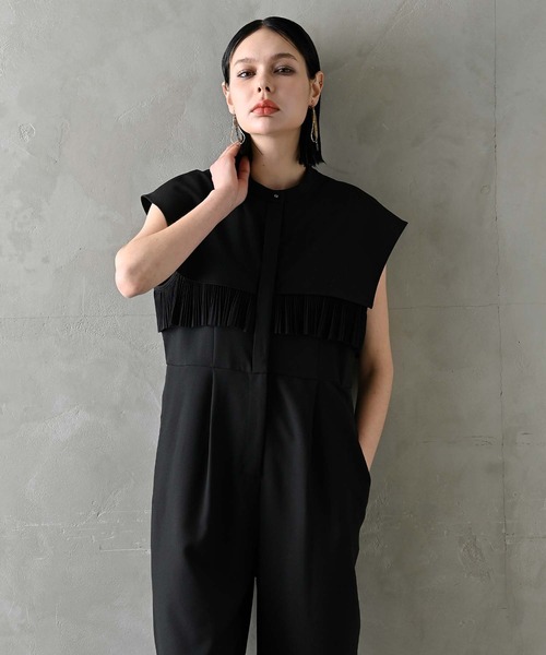 RAW FUDGE（ローファッジ）の「プリーツヨークオールインワン（つなぎ