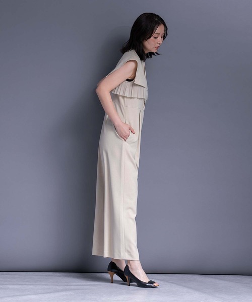 RAW FUDGE（ローファッジ）の「プリーツヨークオールインワン（つなぎ