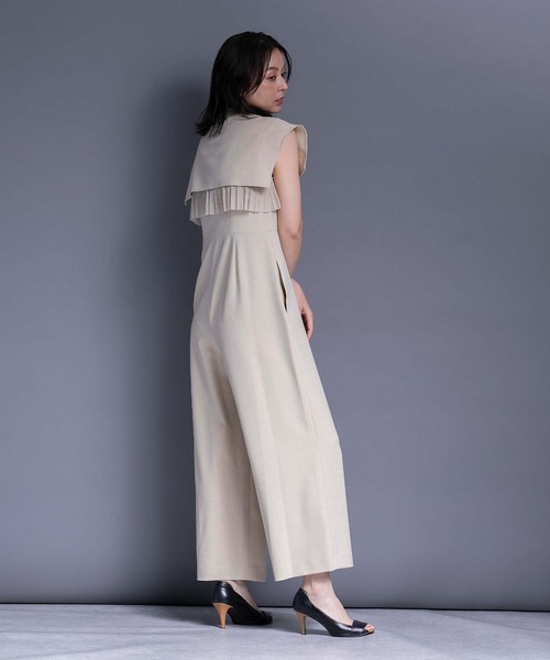 RAW FUDGE（ローファッジ）の「プリーツヨークオールインワン（つなぎ