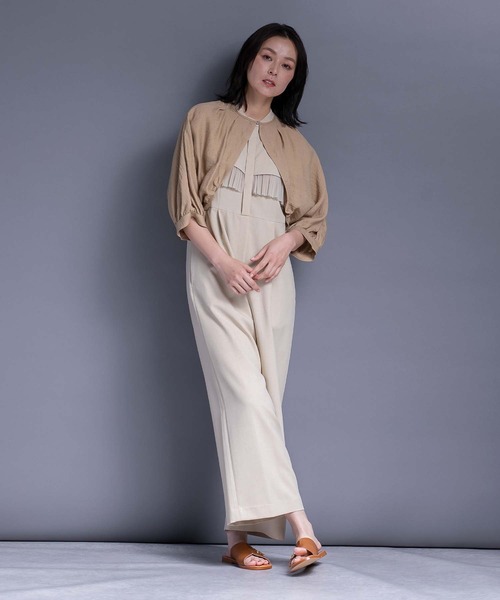 RAW FUDGE（ローファッジ）の「プリーツヨークオールインワン（つなぎ