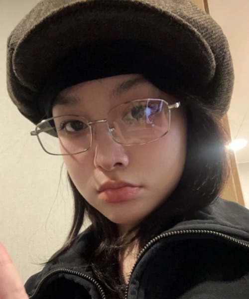 c.u.l(シーユーエル)の「ユニセックス スクエア型メタルフレーム クリアレンズ 伊達メガネ cula879(メガネ・レディース・ゴールド/シルバー/ブラック・FREE)」の6枚目の写真