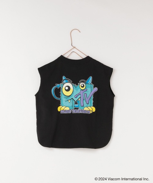 LOWRYS FARM(ローリーズファーム)の「MTVプリントノースリーブ 122013(タンクトップ・キッズ・ホワイト/ブラック/グレー・110cm/120cm/130cm/140cm/150cm)」の15枚目の写真