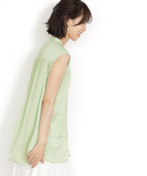 【SALE】【GAUDi】ノースリーブフロントノットシャツ▼IT511BD45033 SALE】【GAUDi】ストライプノースリーブブラウス▽IT511BD45003