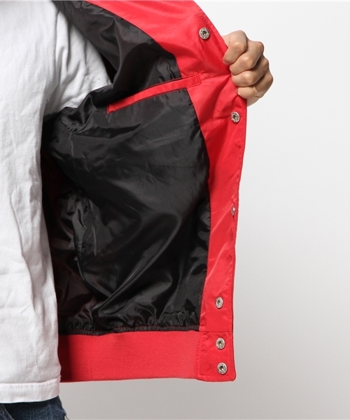 WEGO（ウィゴー）の「WEGO/ナイロンスタジャン（スタジャン・メンズ・ホワイト/レッド/ブラック/ブルー・LARGE/MEDIUM）」の16枚目の写真