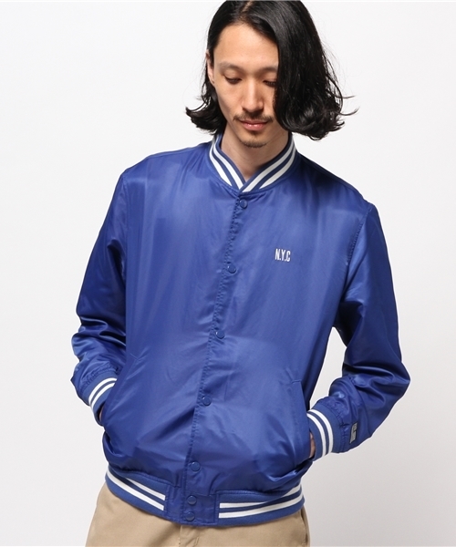 WEGO（ウィゴー）の「WEGO/ナイロンスタジャン（スタジャン・メンズ・ホワイト/レッド/ブラック/ブルー・LARGE/MEDIUM）」の7枚目の写真