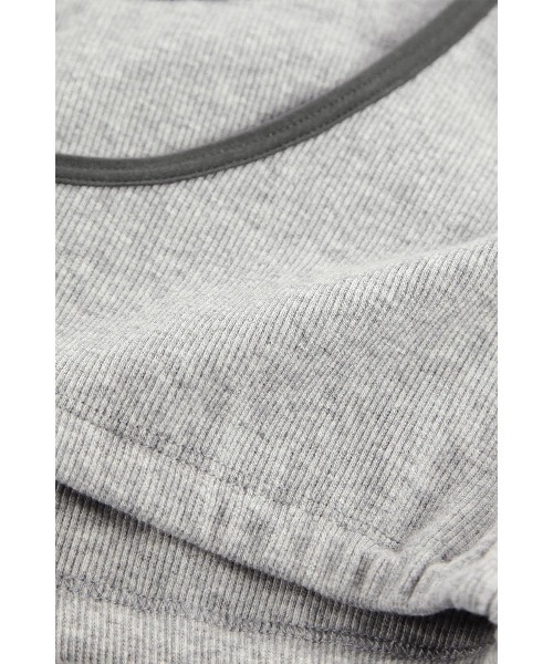 ALEXIA STAM（アリシアスタン）の「Padded Rib Bra Top /パッドinリブブラトップ（キャミソール・レディース・グレー/モカ/ブラック/オフホワイト・M/S）」の10枚目の写真