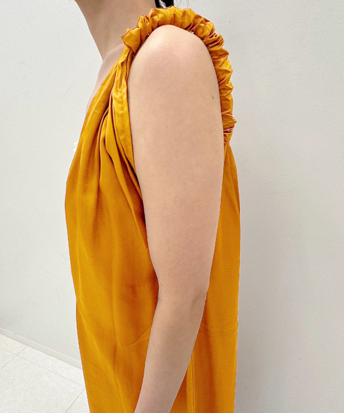 BASERANGE(ベースレンジ)の「【BASERANGE/ベースレンジ】NEIL DRESS(ワンピース・レディース・オレンジ・X-SMALL)」の7枚目の写真