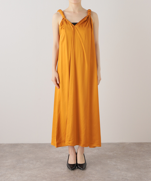 BASERANGE(ベースレンジ)の「【BASERANGE/ベースレンジ】NEIL DRESS(ワンピース・レディース・オレンジ・X-SMALL)」の8枚目の写真