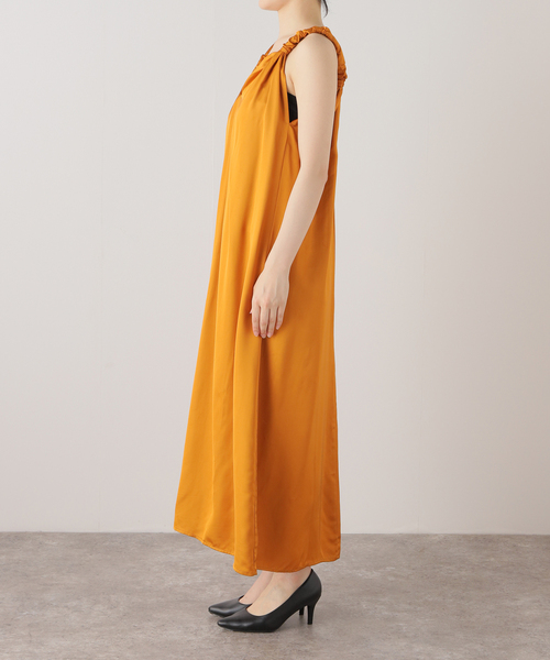 BASERANGE(ベースレンジ)の「【BASERANGE/ベースレンジ】NEIL DRESS(ワンピース・レディース・オレンジ・X-SMALL)」の9枚目の写真