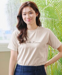 シンプルロゴプリントTシャツ