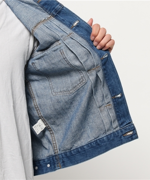 CIAOPANIC（チャオパニック）の「【Ciaopanic】　2NDタイプGジャン（デニムジャケット・メンズ・サックスブルー/インディゴブルー・LARGE/MEDIUM）」の11枚目の写真
