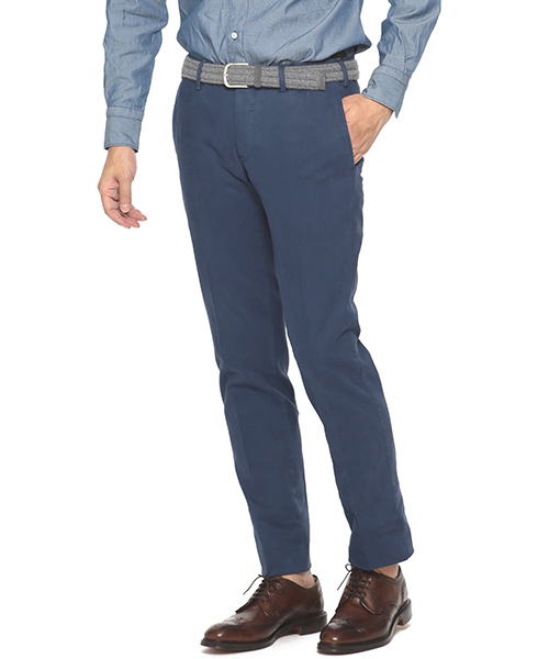 PT01(ピーティーゼロウーノ)の「PT01 / "BUSINESS"スリムストレッチツイール(チノパンツ・メンズ・ホワイト/ベージュ/ライトブラウン/ネイビー・46/48/50/44/42)」の1枚目の写真