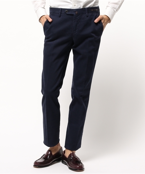 PT01(ピーティーゼロウーノ)の「PT01 / "BUSINESS"スリムストレッチツイール(チノパンツ・メンズ・ホワイト/ベージュ/ライトブラウン/ネイビー・46/48/50/44/42)」の18枚目の写真