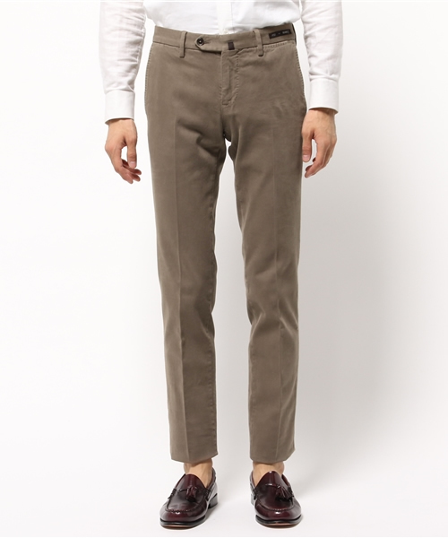 PT01(ピーティーゼロウーノ)の「PT01 / "BUSINESS"スリムストレッチツイール(チノパンツ・メンズ・ホワイト/ベージュ/ライトブラウン/ネイビー・46/48/50/44/42)」の5枚目の写真